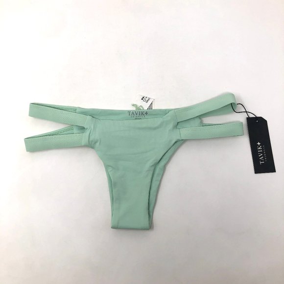 Tavik Womens Chloe Mini Swim Bikini Bottom ONLY in Seafoam Sz XS - Picture 2 of 7